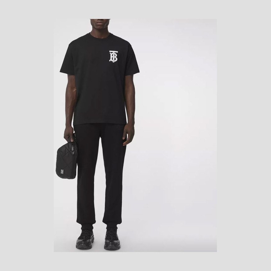 Burberry TB Logo T-Shirt Black