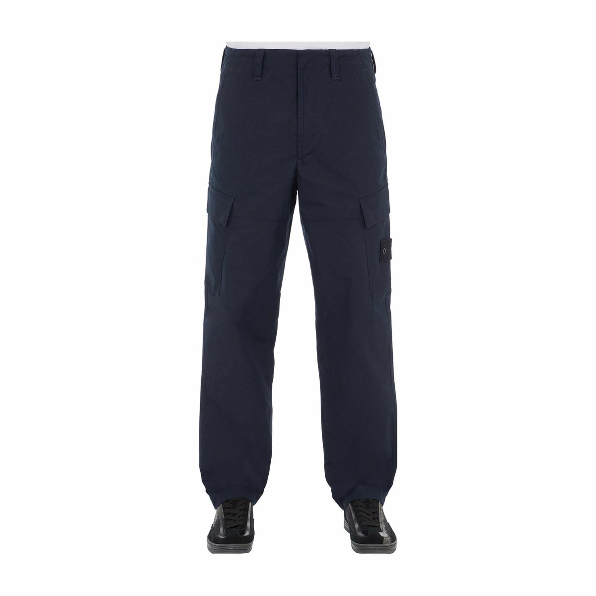 Stone Island Ghost Pieces Black Cargo Pants