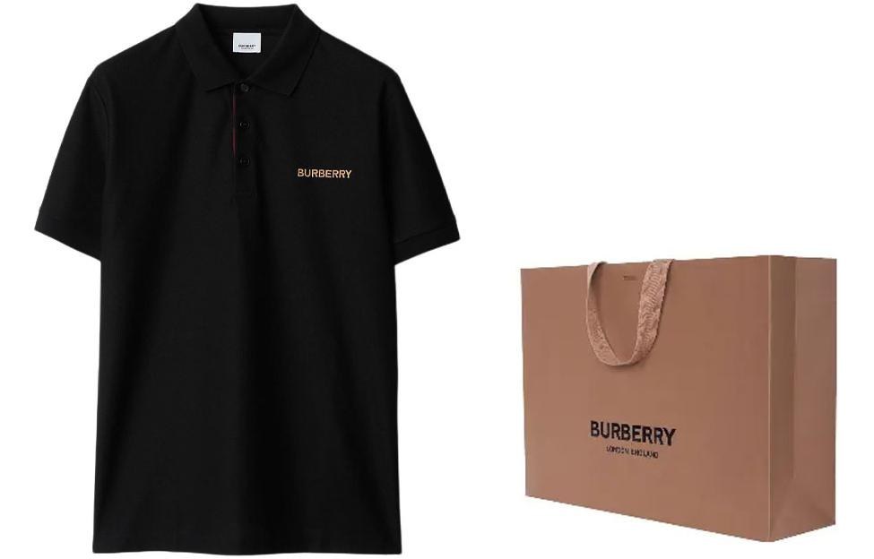 Burberry SS24 Logo Polo Black