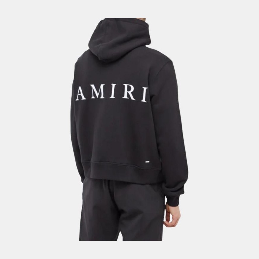 AMIRI Letter Print Hoodie Black