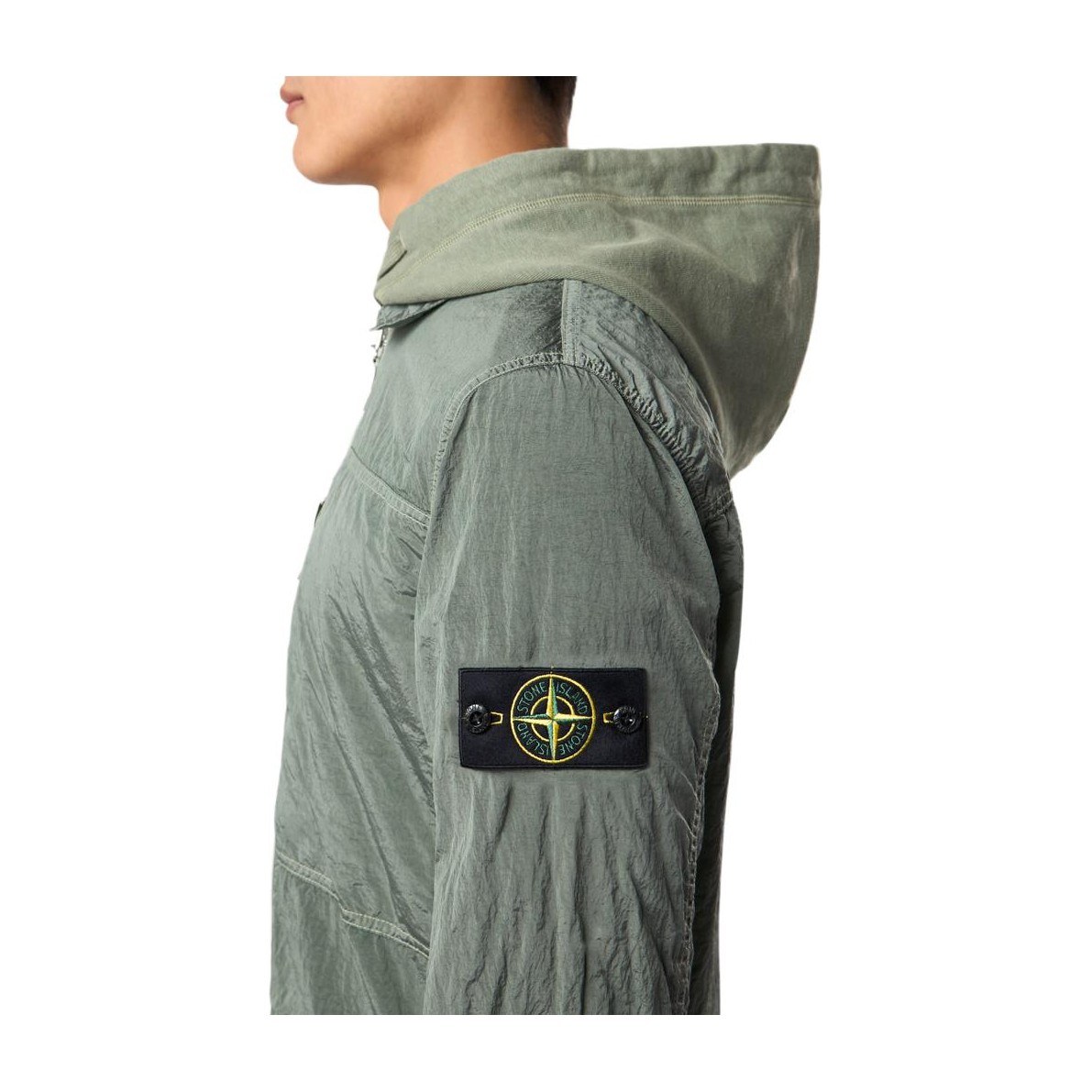 Stone Island Nylon Metal Jacket Sage Green