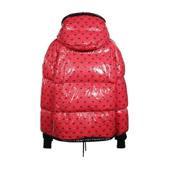 Moncler Grenoble Quilted Down Jacket Red