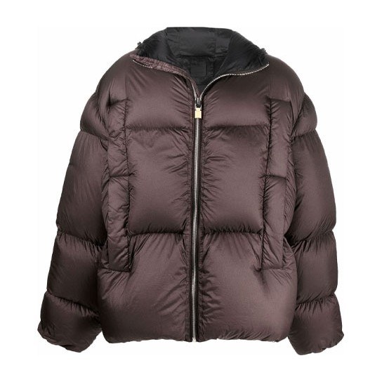 Givenchy Hooded Down Jacket Brown