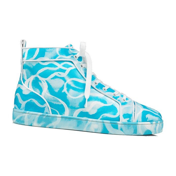 CL High-Top Fashion Sneakers Blue White