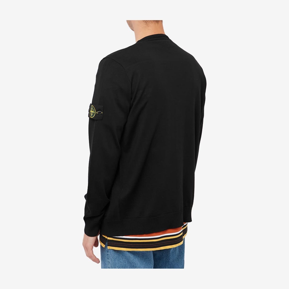 Stone Island FW22 Black Wool Sweater
