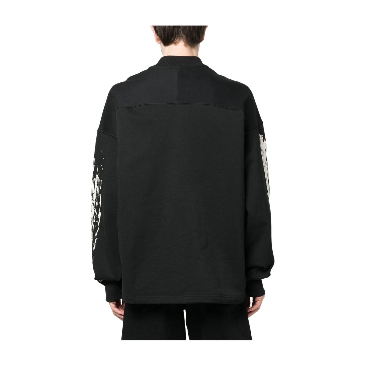 Y-3 Logo Half-Zip Sweatshirt Black