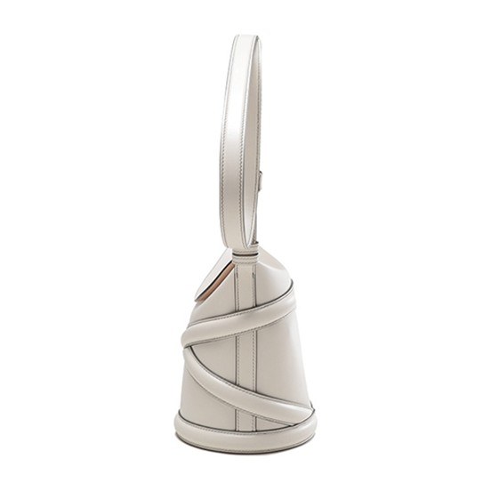 Alexander McQueen The Curve Bag Ivory