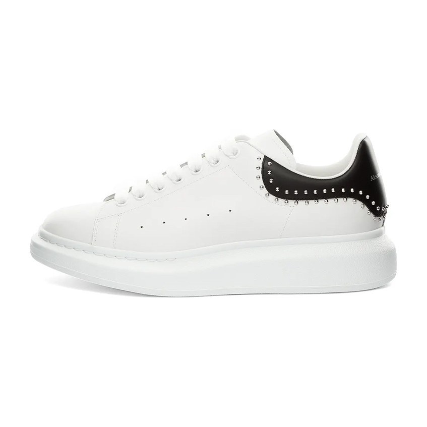 Alexander McQueen Oversized Sneaker Studded Black Heel