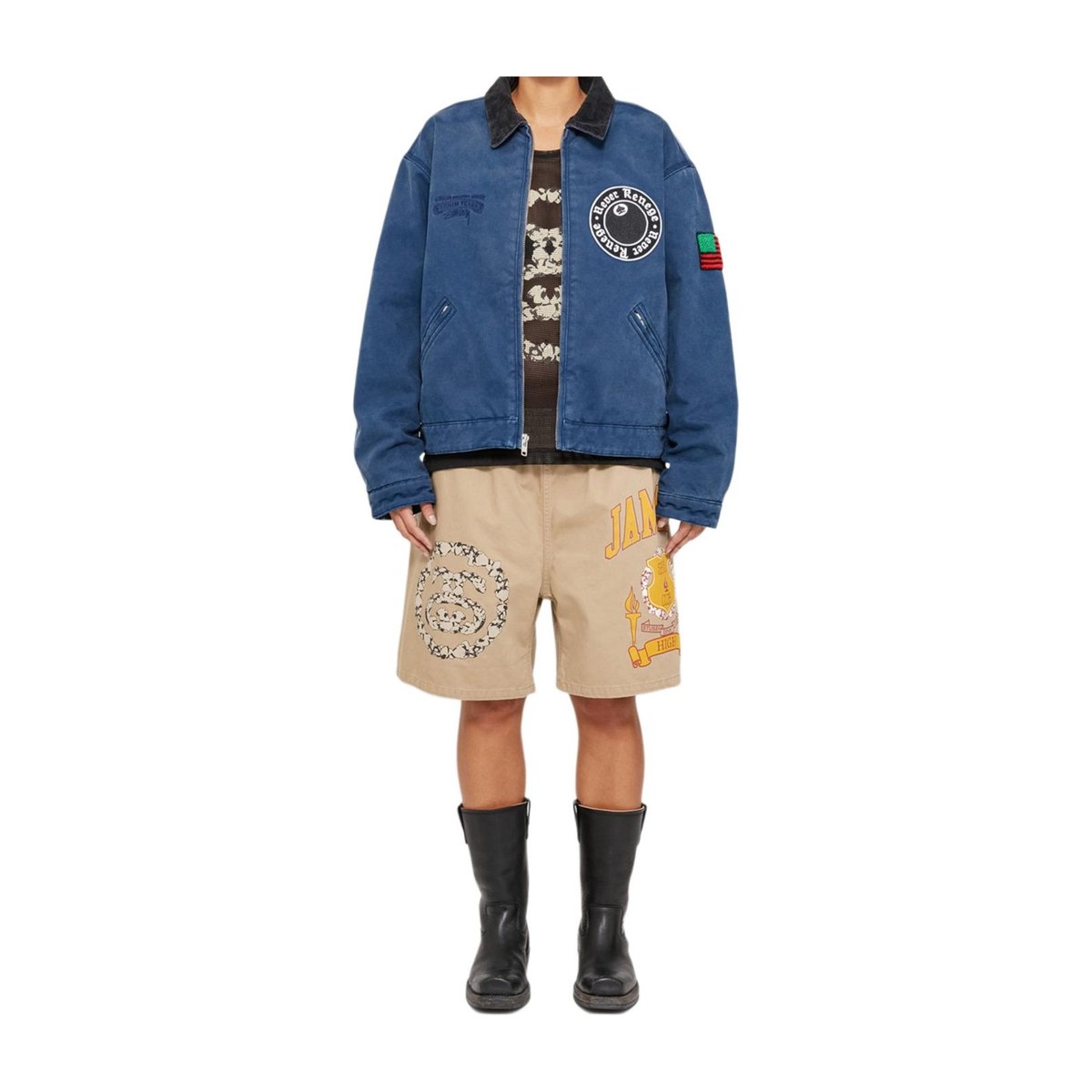 Stussy x Denim Tears SS25 Khaki Shorts