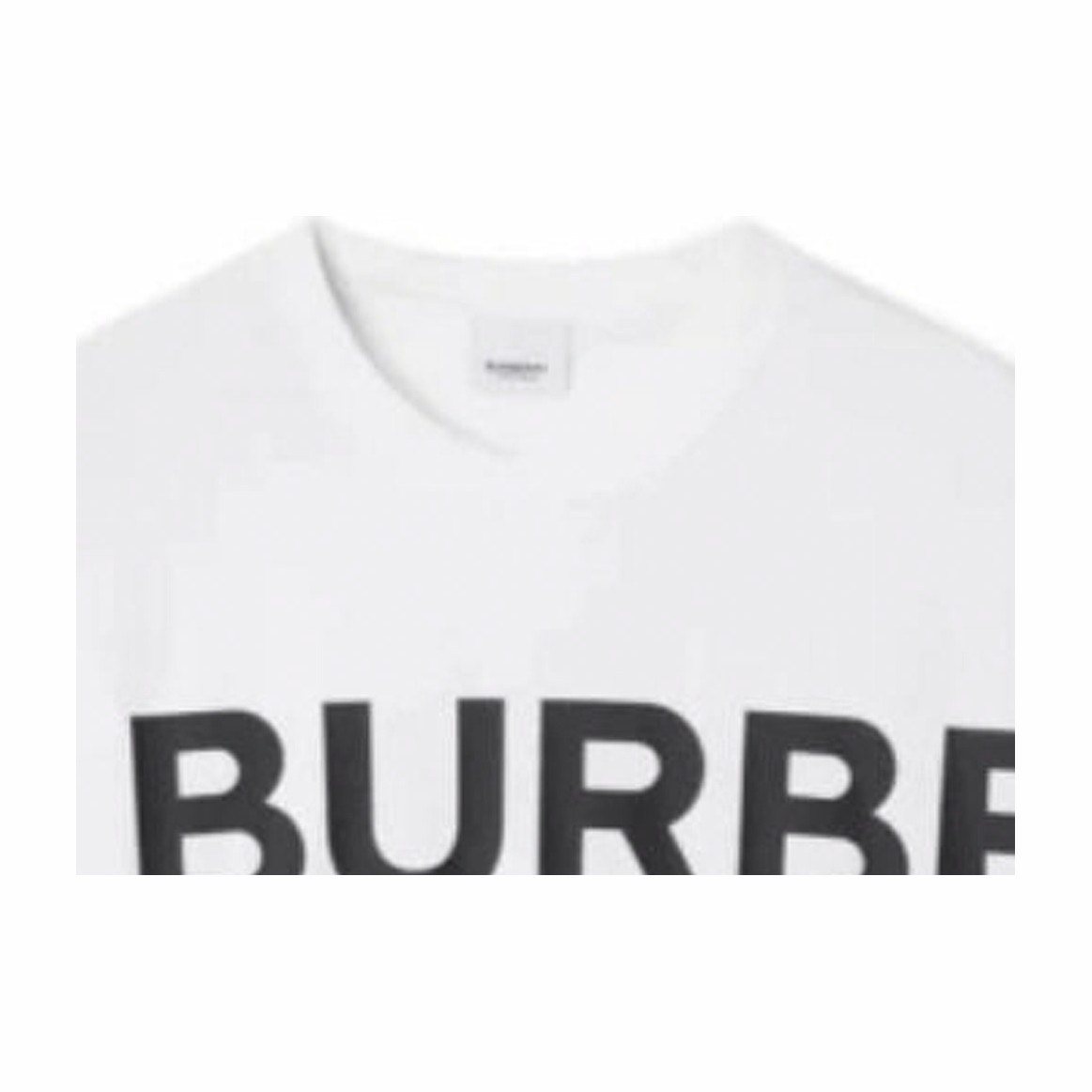 Burberry Logo Print T-Shirt White