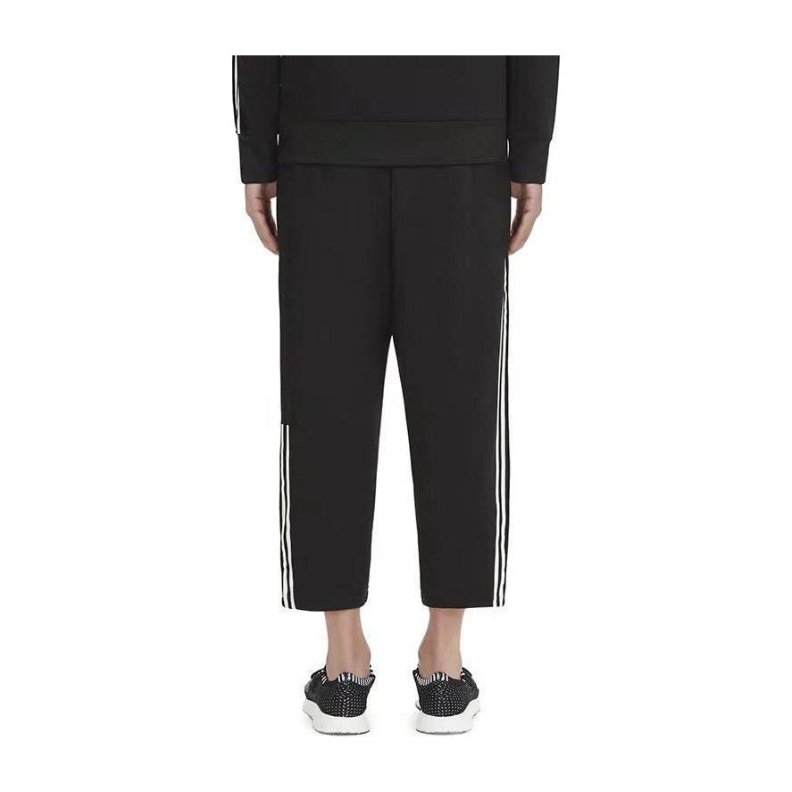 Y-3 Striped Relaxed Fit Pants Black