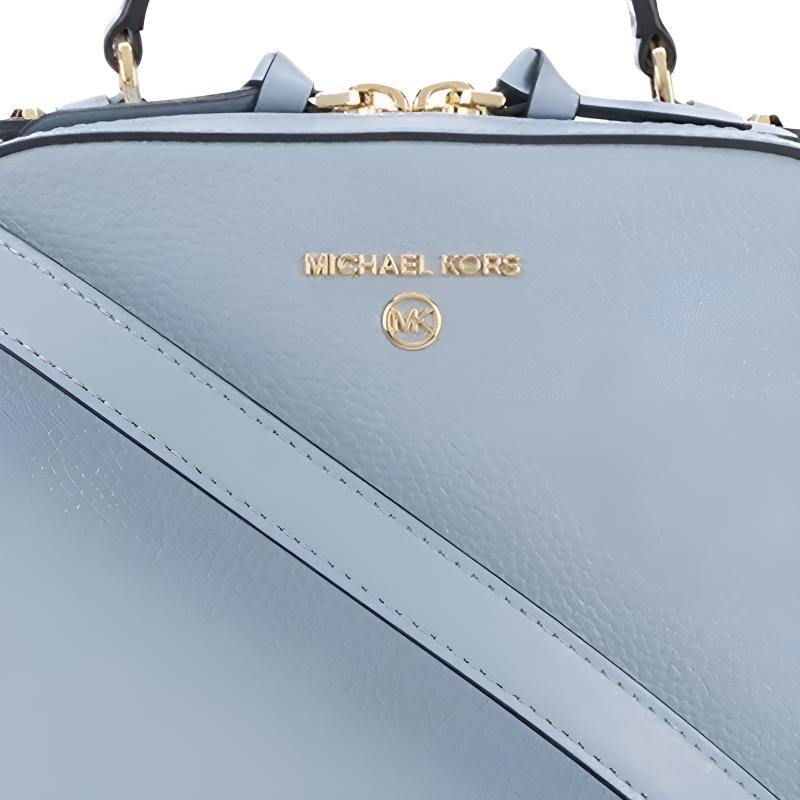 MICHAEL KORS Jet Set Medium Logo Tote Light Blue