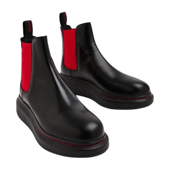 Alexander McQueen Hybrid Chelsea Boots Black