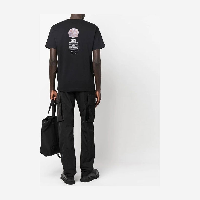 Stone Island FW22 Logo Print T-Shirt Black