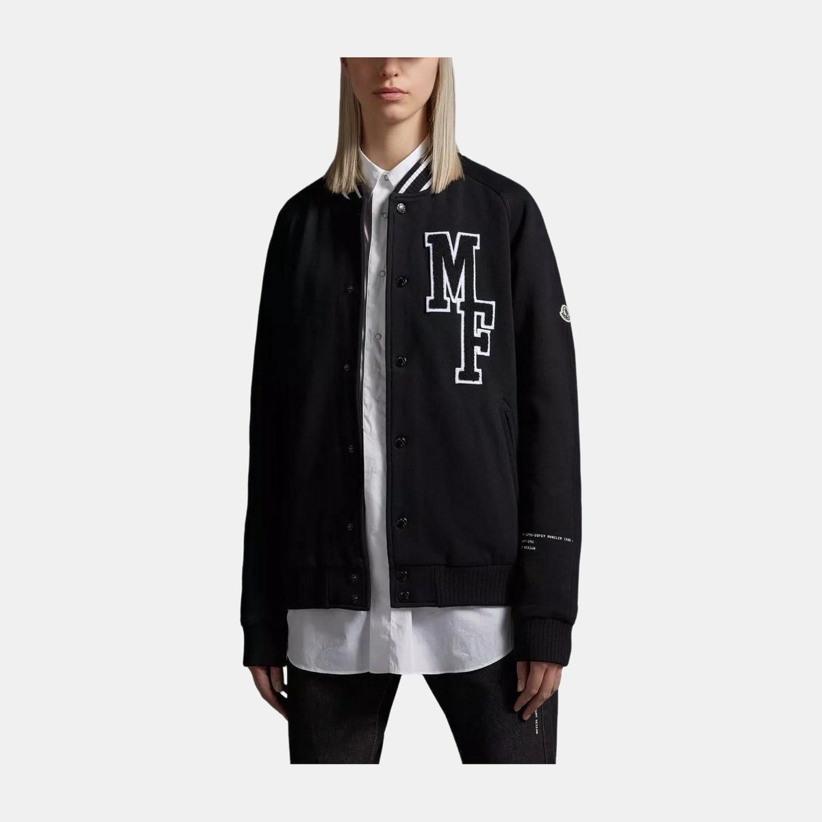 Moncler x FRGMT Baseball Jacket Black