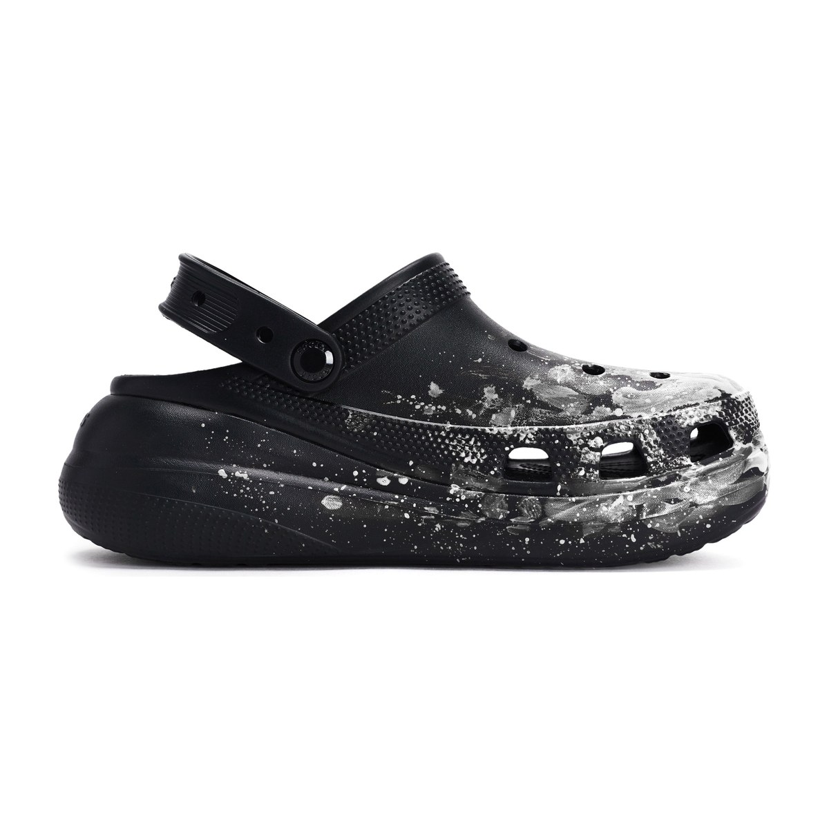 Crocs Classic Clog Black Silver Grey