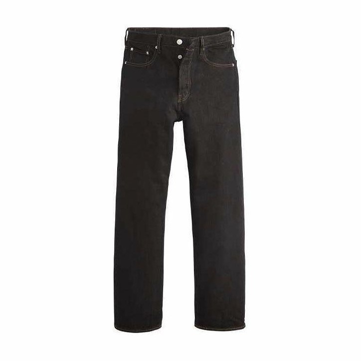 Stussy x Levi's SS24 Logo Embroidered Jeans Black