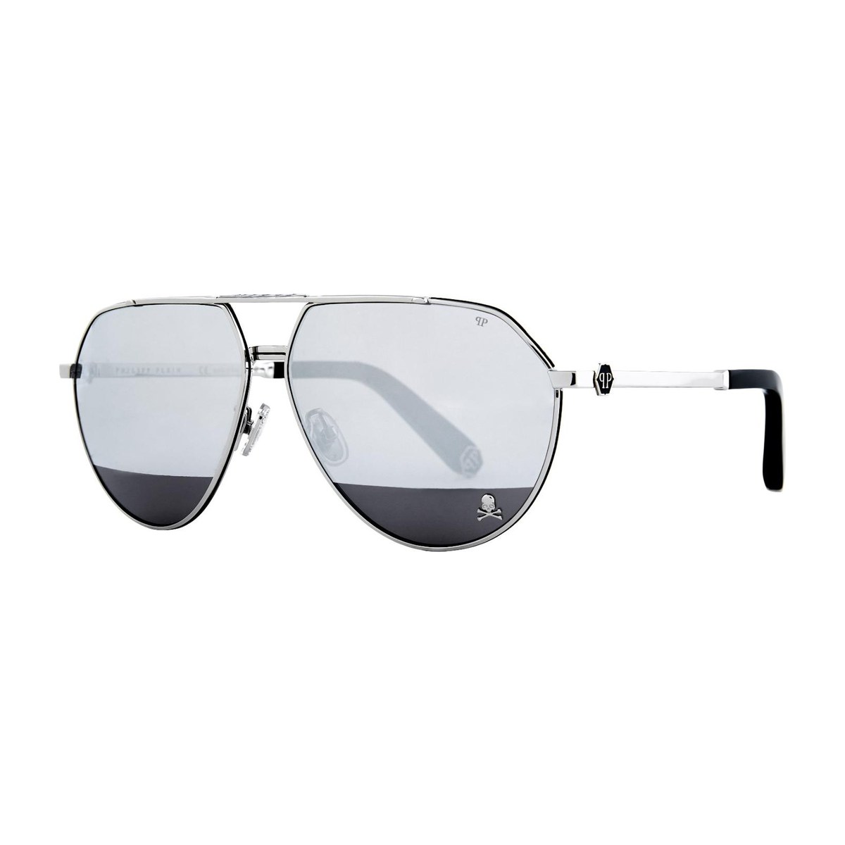 Philipp Plein Aviator Skull Sunglasses