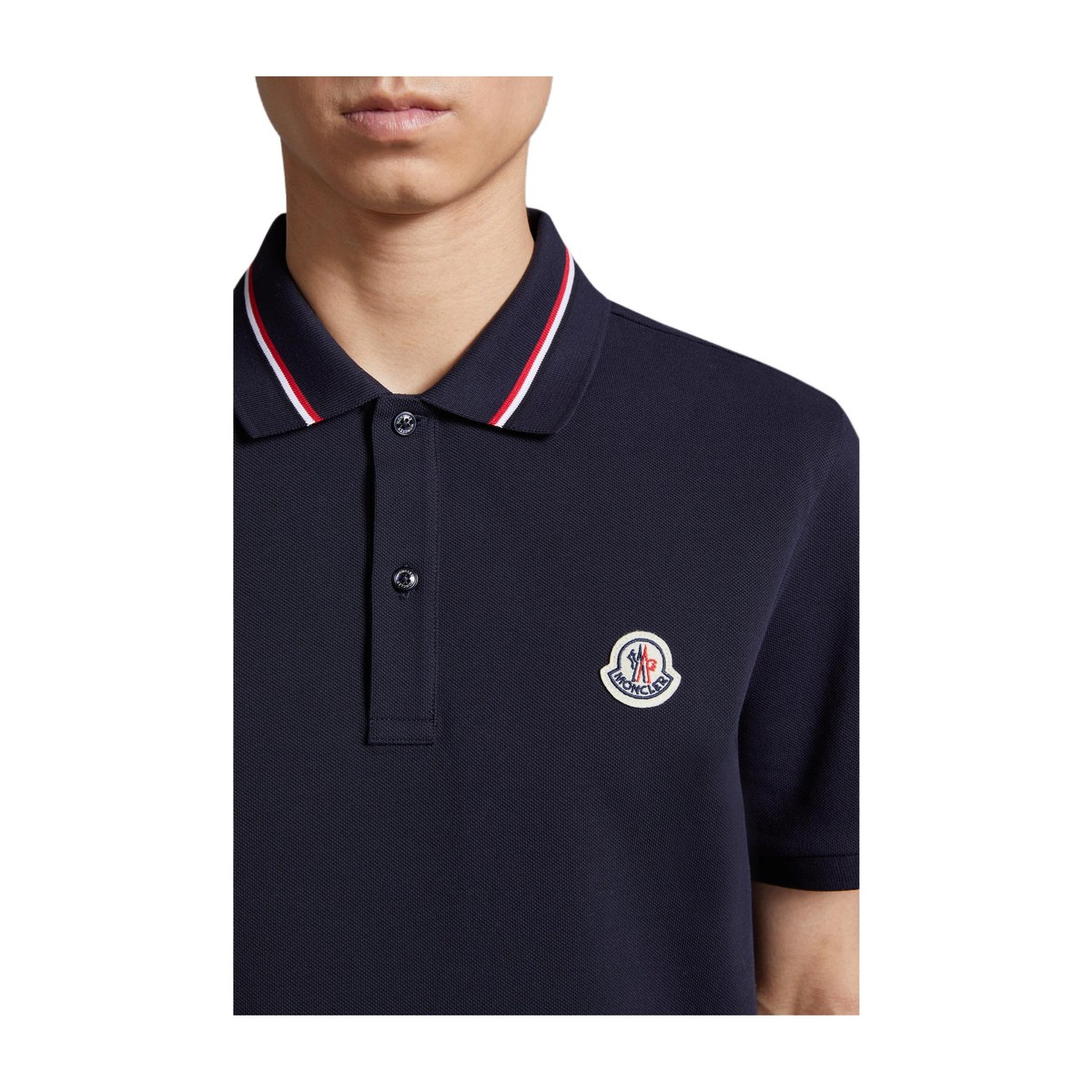 Moncler Polo Shirt Navy