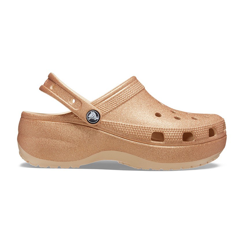 Crocs Classic Platform Clog Warm Khaki