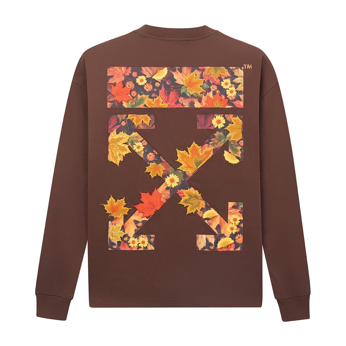 OFF-WHITE Maple Embroidery Long Sleeve Tee