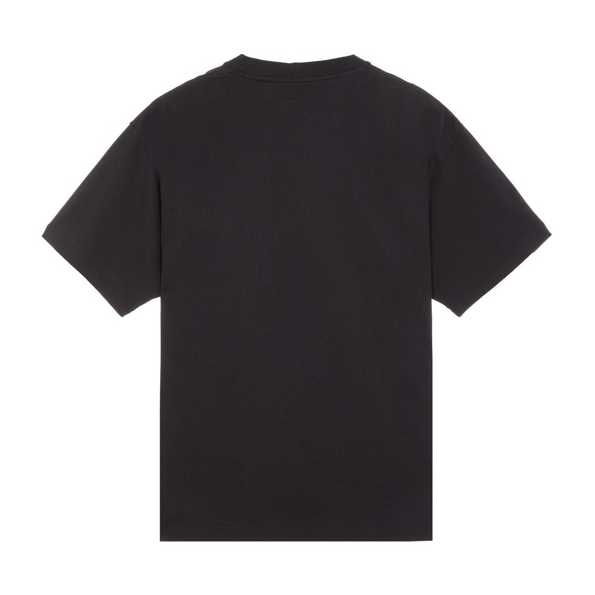 Stone Island Logo Print T-Shirt Black