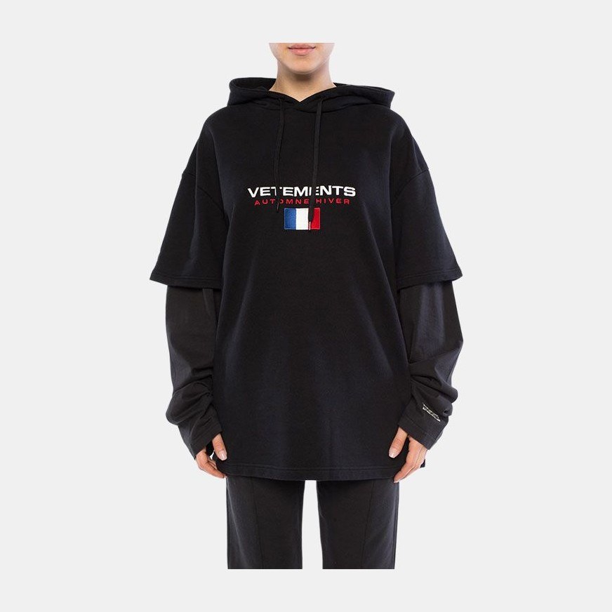 Vetements Hoodie Black