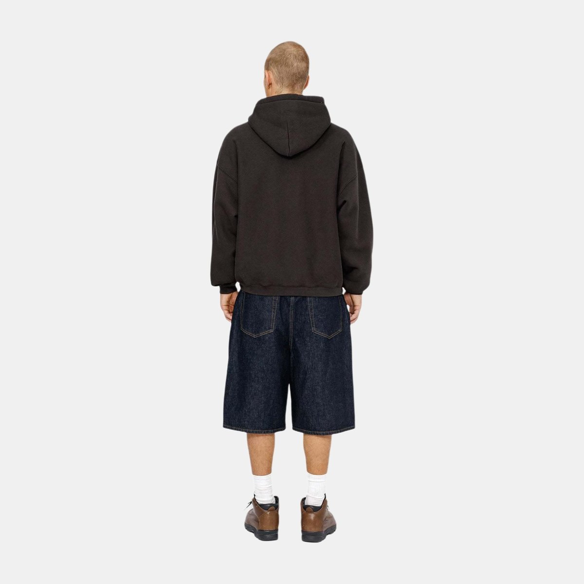 Stussy FW24 Satin Patch Oversized Hoodie