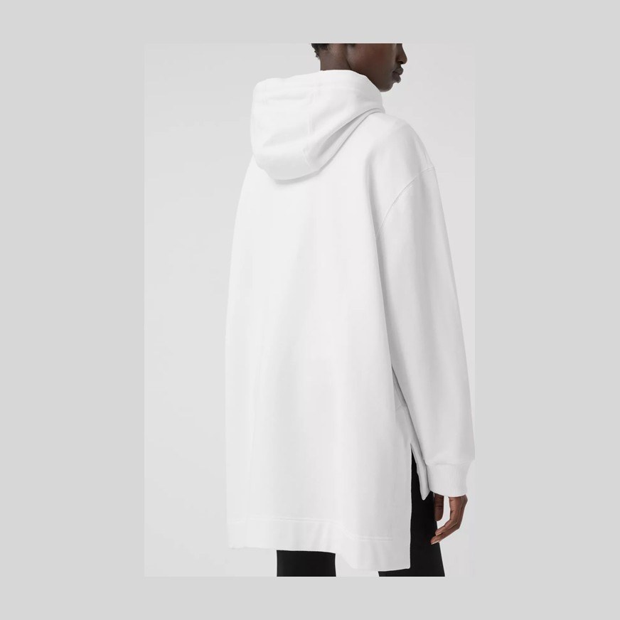 Burberry Hooded Sweatshirt White