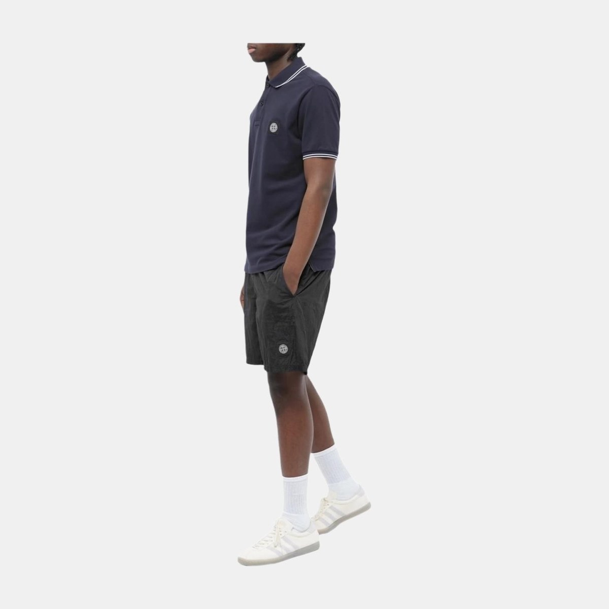 Stone Island Black Shorts