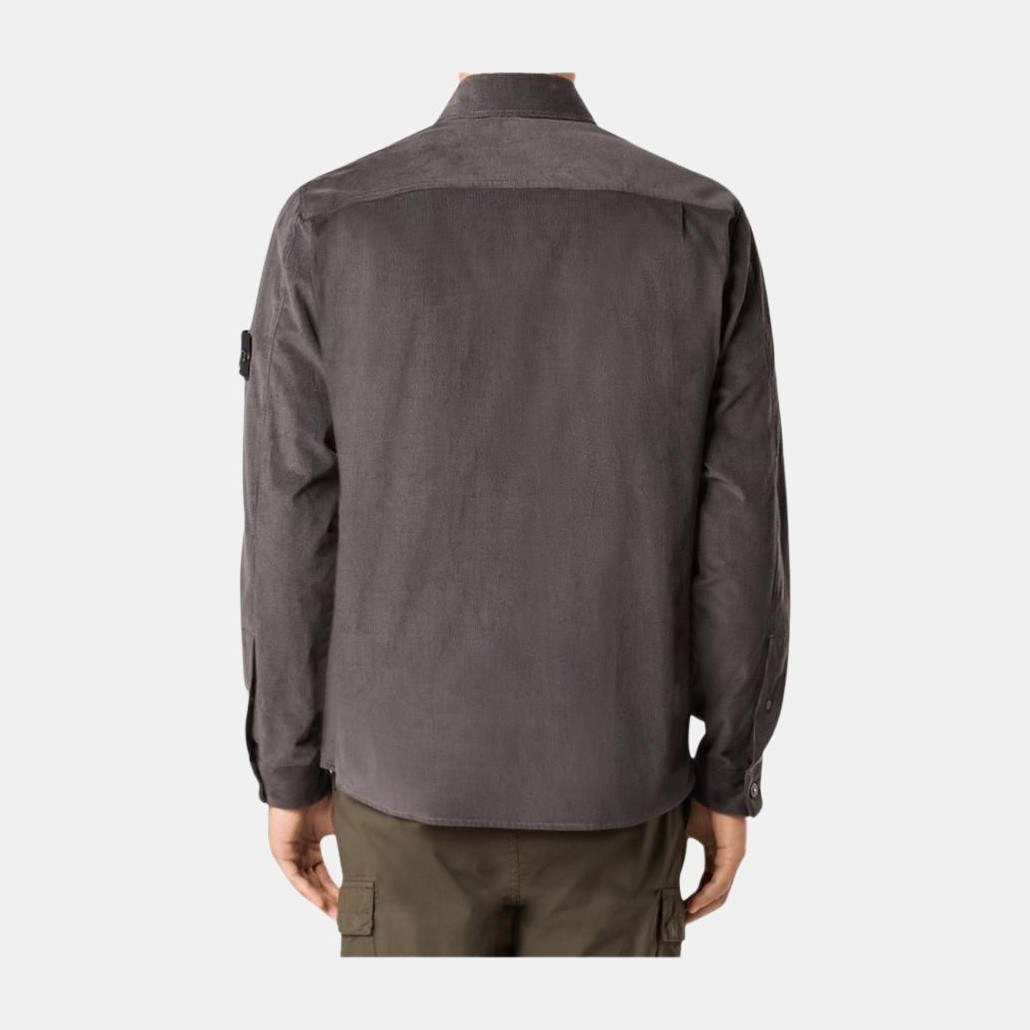 Stone Island Corduroy Shirt Carbon Grey