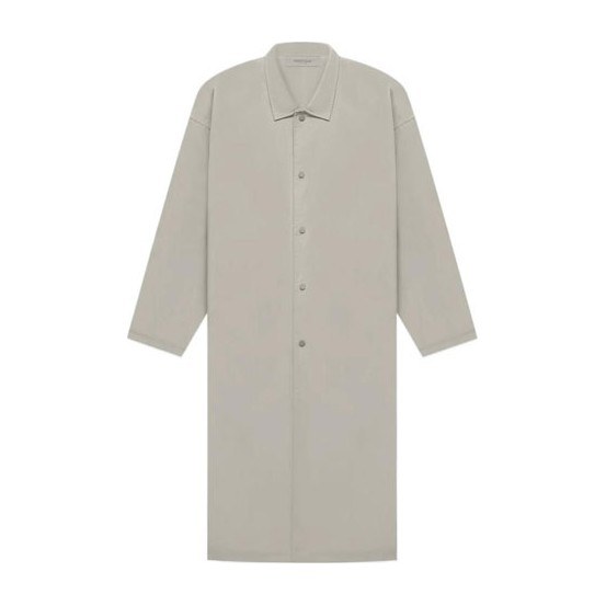 Fear of God Essentials Long Coat Smoke