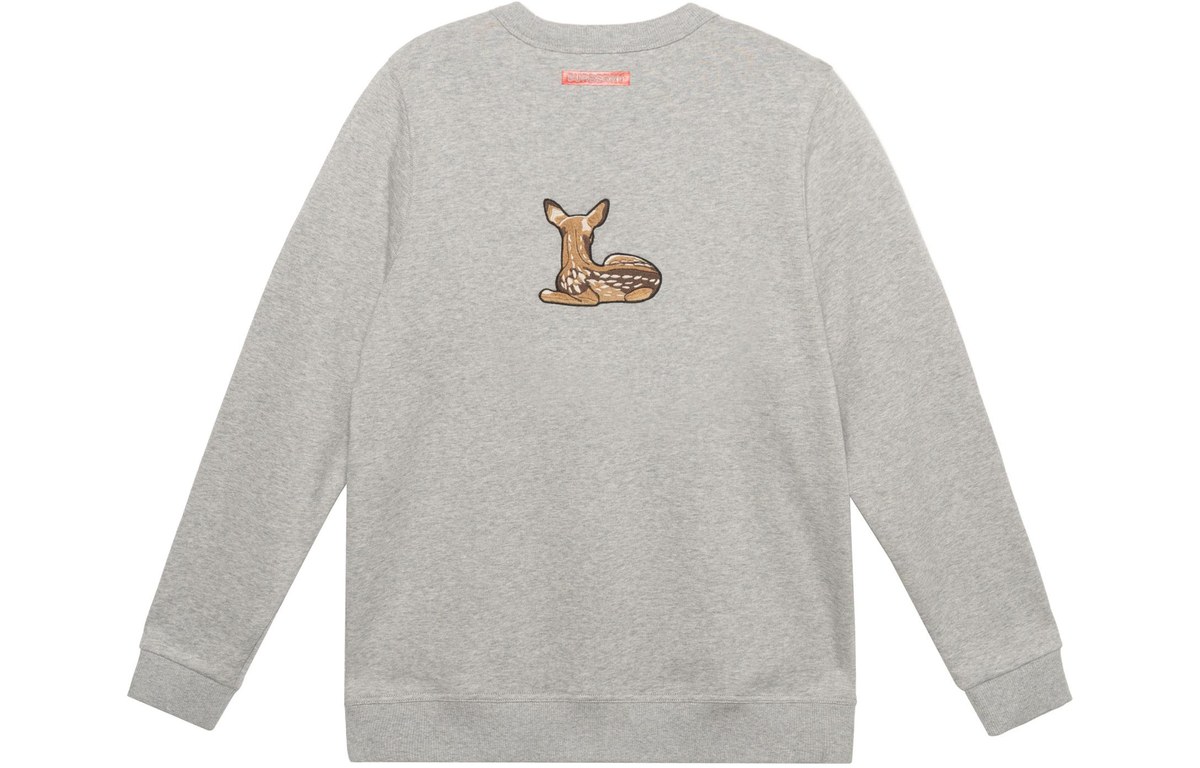 Burberry Deer Print Sweatshirt Light Grey