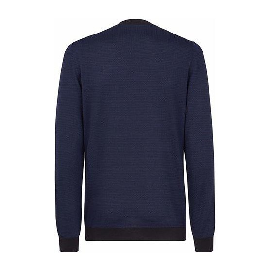 Fendi FW21 Blue Black Sweater