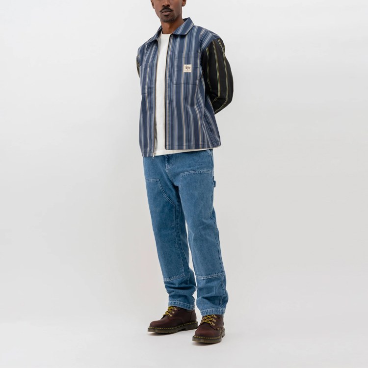 Stussy Mixed Stripe Zip Shirt
