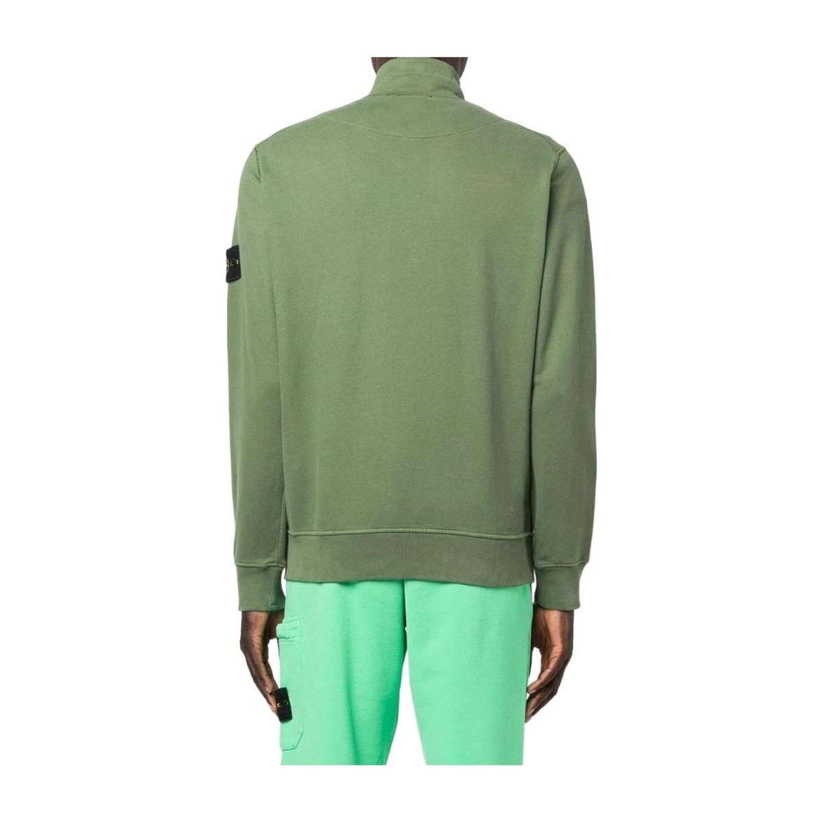 Stone Island FW22 Green High Neck Sweatshirt