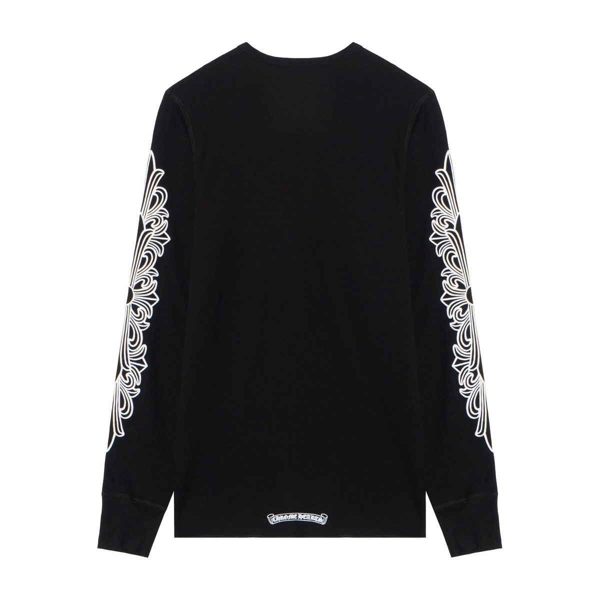 Chrome Hearts SS25 Horseshoe Print Long Sleeve Tee Black