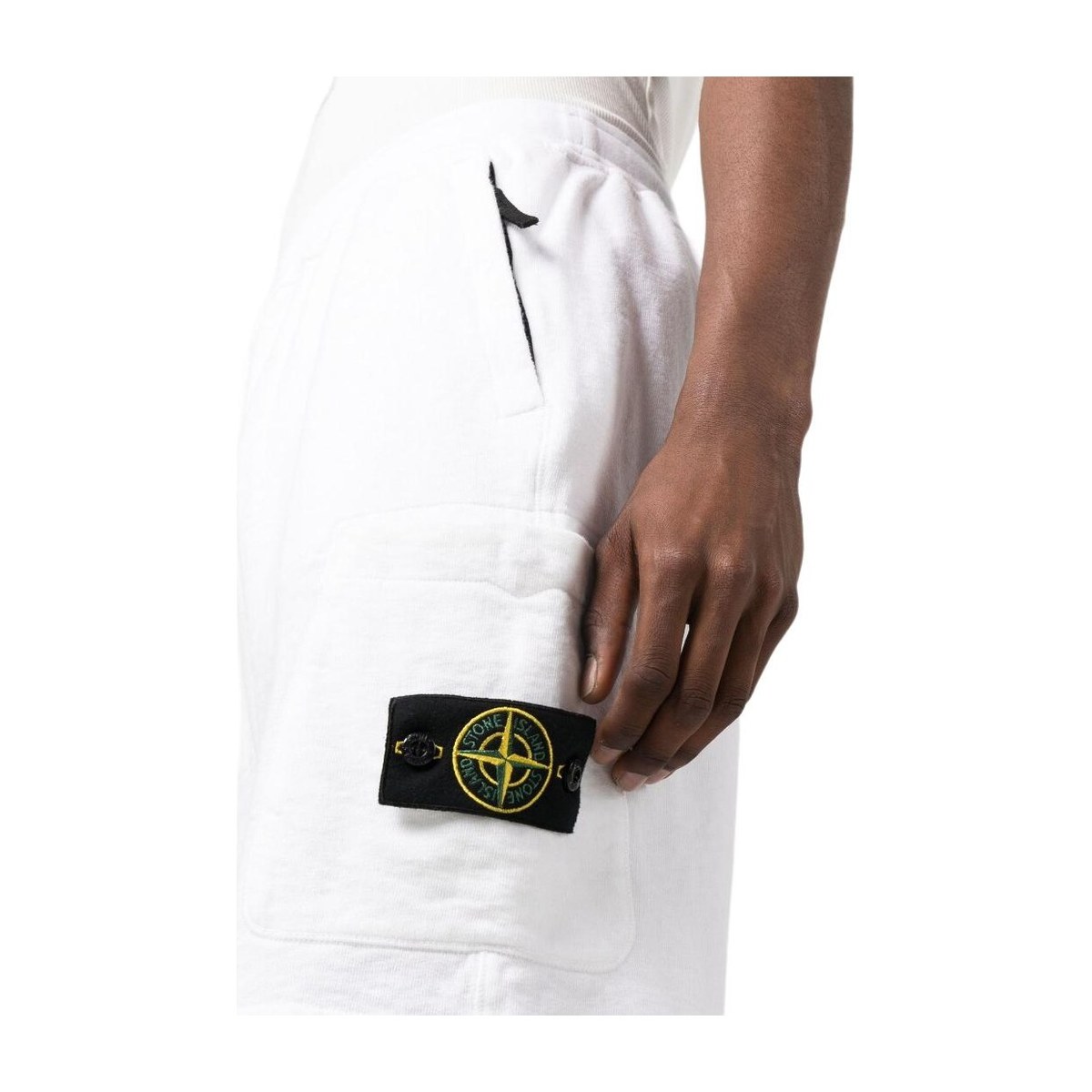 Stone Island SS23 White Shorts