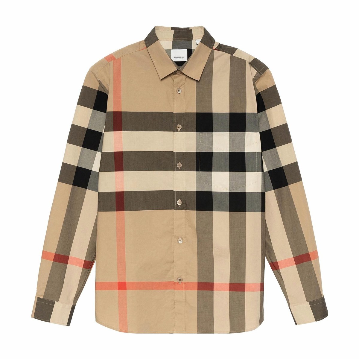 Burberry Check Long Sleeve Shirt