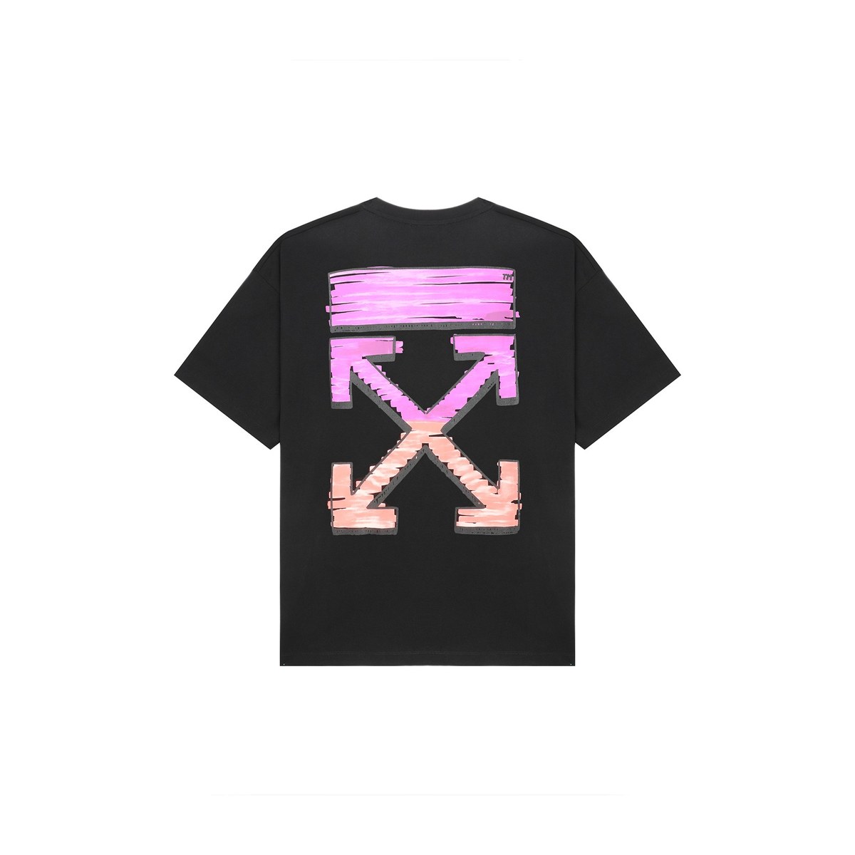 OFF-WHITE Gradient Arrow Graffiti T-Shirt