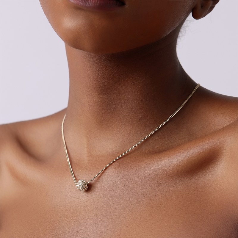 Givenchy Mini Fireball Necklace Gold