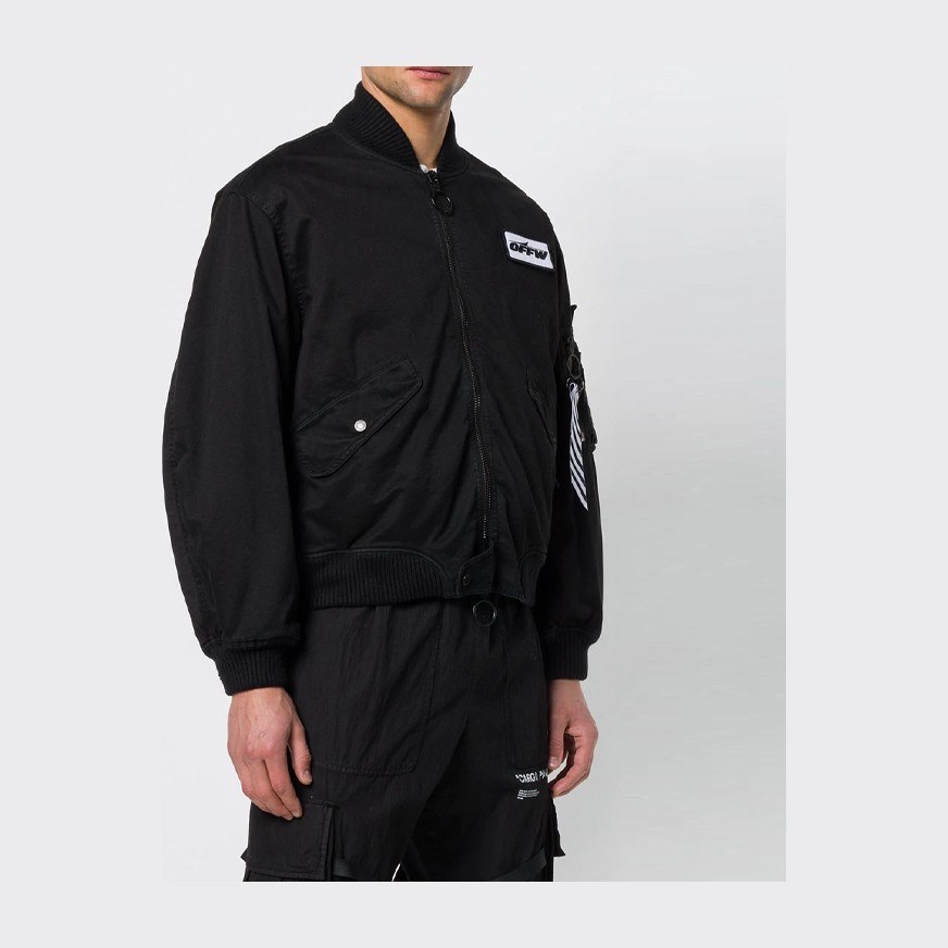 OFF-WHITE SS20 Bomber Jacket Black