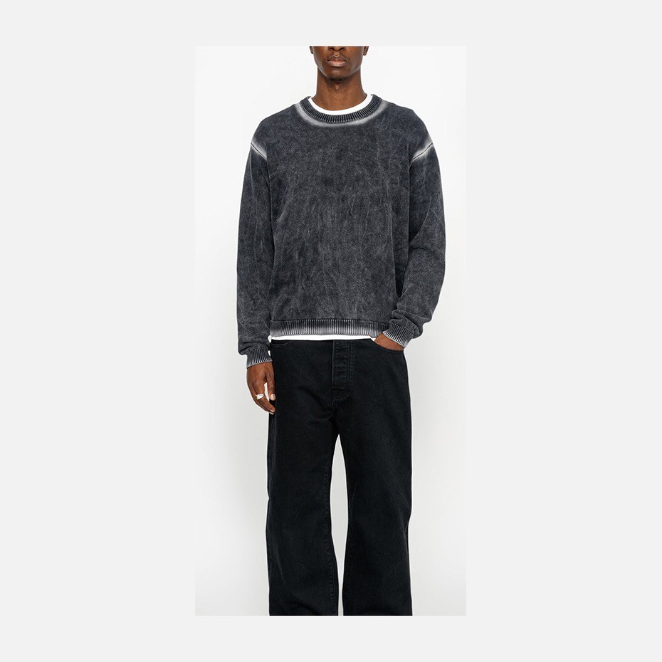 Stussy FW24 Faded Cotton Knit Crew