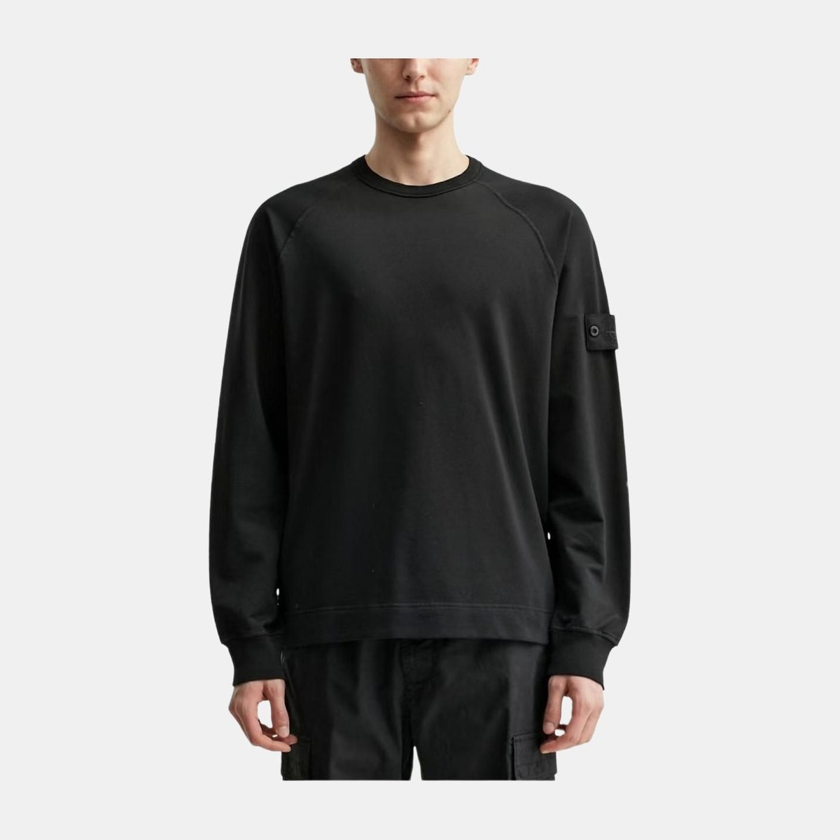 Stone Island Ghost Pieces Black Label Sweatshirt