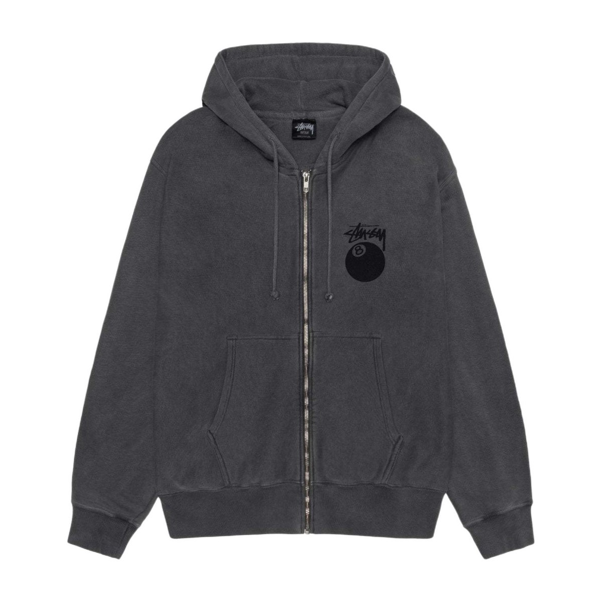 Stussy 8 Ball Pig Dyed Zip Hood