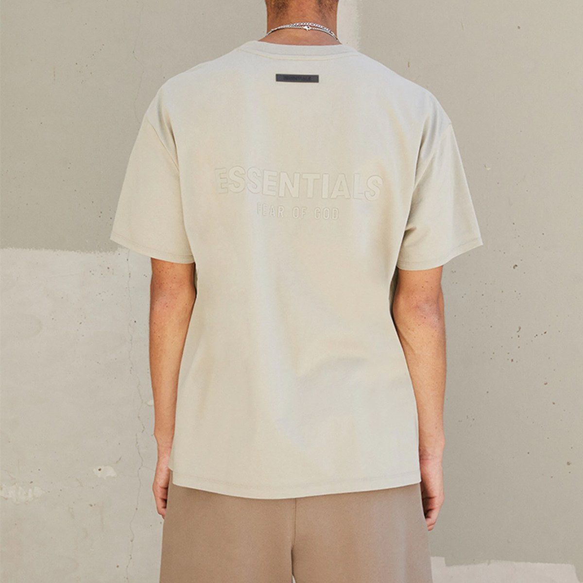 Fear of God Essentials FW21 Ss Tee Pistachio LogoT