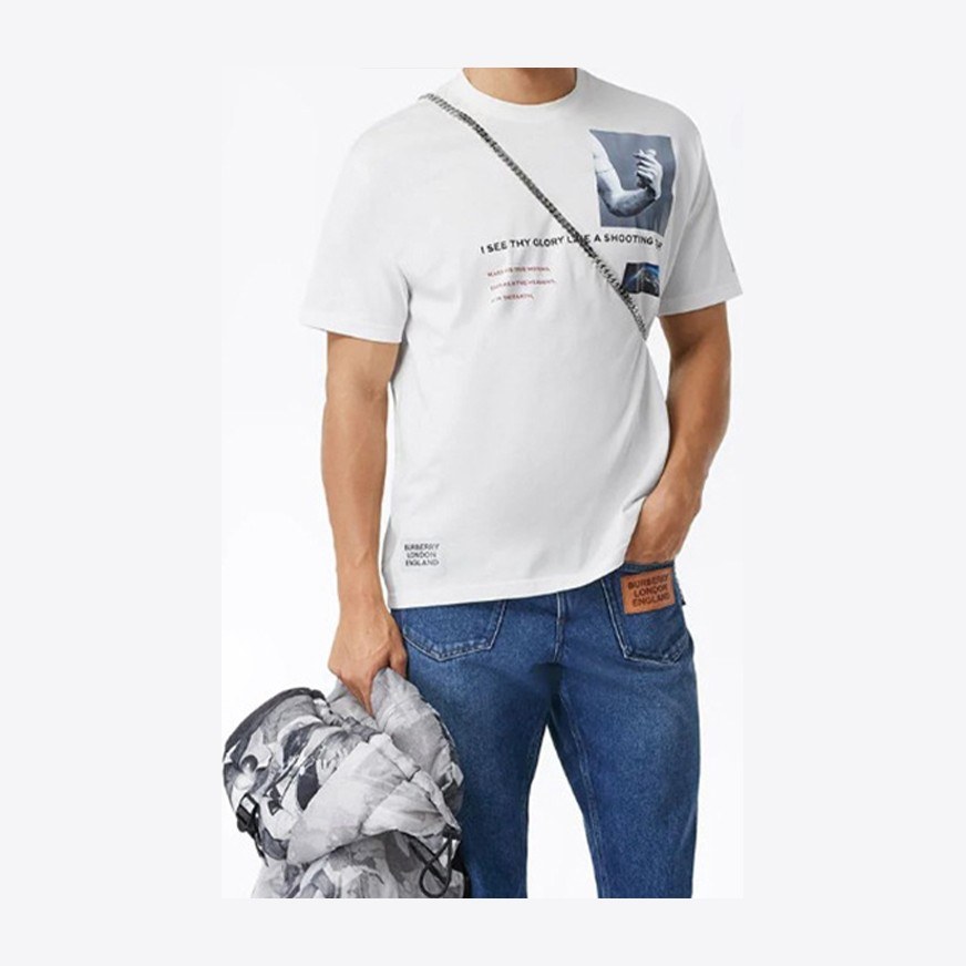 Burberry Montague Oversized T-Shirt White