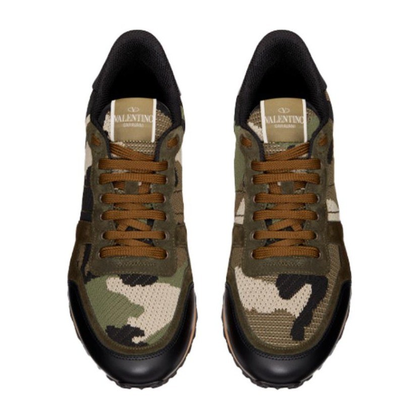 Valentino Rockrunner Green Camo