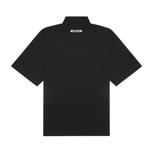 Fear of God Essentials SS20 Graphic Black Polo