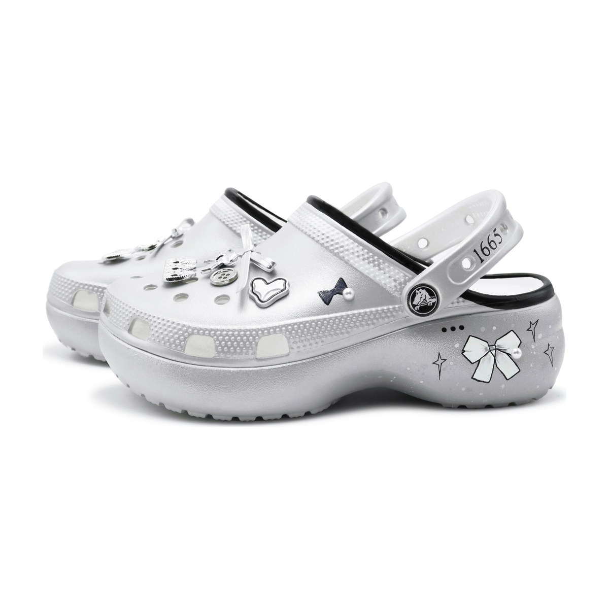 Crocs Classic Clog Ballet Silver